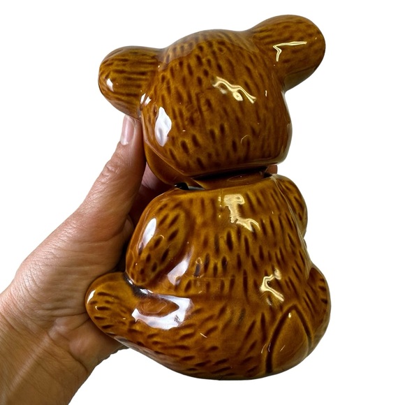 Ceramic Honey Bear Container - Picture 3 of 7